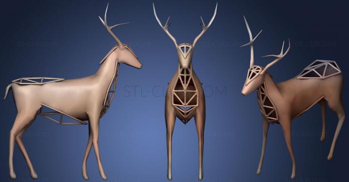 3D model Parametric deer (STL)